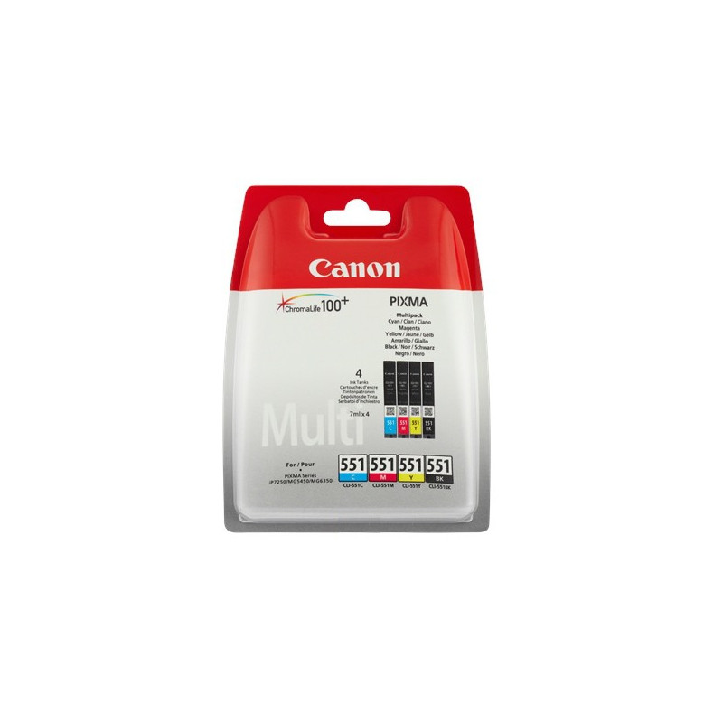 Canon cartridge CLI-551 C/M/Y/BK Multi Pack 