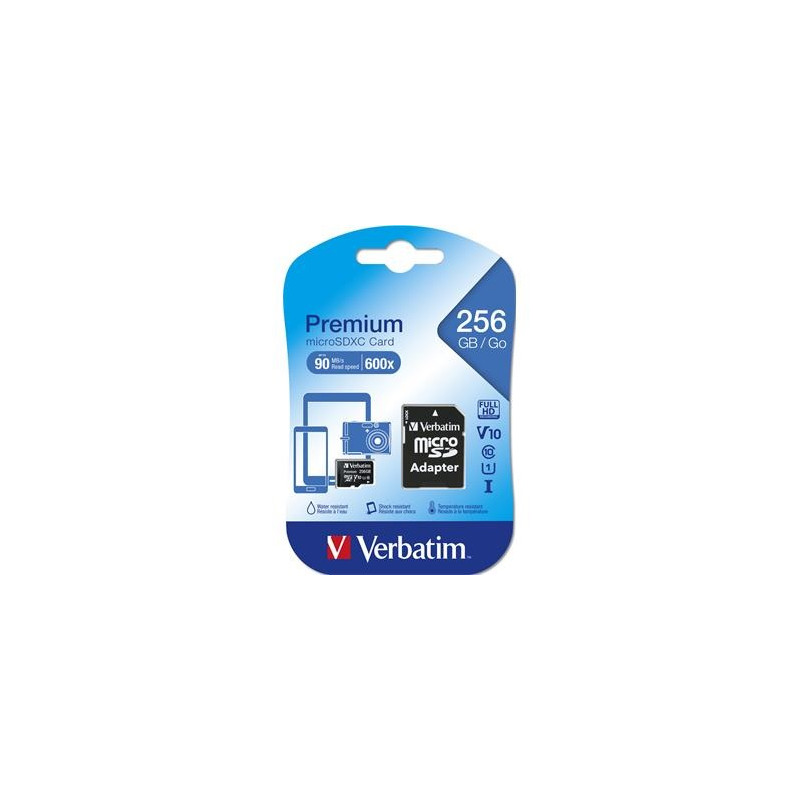 VERBATIM 44087 Premium microSDXC 256GB