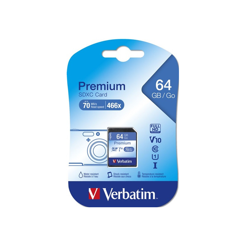 VERBATIM 44024 SDXC 64GB class 10