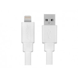 AVACOM USB - Lightning, Mfi 120cm, bílá